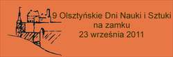 9 Olsztyńskie Dni Nauki i Sztuki - na zamku