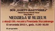 Niedziela w Muzeum z okazji 150. rocznicy Powstania Styczniowego