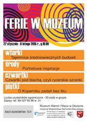Ferie w Muzeum Warmii i Mazur w Olsztynie