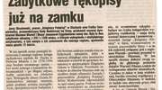 Prezes „Książnicy Polskiej” Jerzy Okuniewski i przewodniczący Rady Nadzorczej KP Feliks Taraszkiewicz przekazali do zbiorów Muzeum Warmii i Mazur dwa rękopisy.
