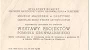 Otwarcie Wystawy Projektów Pomnika Grunwaldzkiego