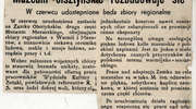 „Wiadomości Mazurskie” donosiły, że „Muzeum olsztyńskie rozbudowuje się”. 