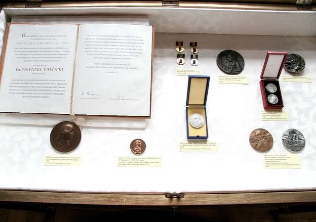Otwarcie wystawy medali herderowskich ze zbiorów własnych. 