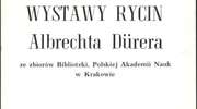 Wystawa rycin Albrechta Dürera