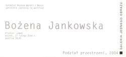 Galeria Jednego Obrazu – Bożena Jankowska