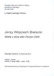 Galeria Jednego Obrazu – Jerzy Wojciech Bielecki 