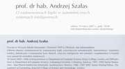 Wykład – prof. dr hab. Andrzej Szałas – O zastosowaniu logiki w autonomicznych systemach inteligentnych 