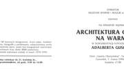 Wystawa – Architektura gotycka na Warmii w dokumentacji fotograficznej Adalberta Guskiego 