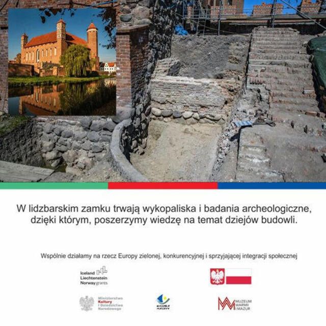Раскопки и археологические исследования в Лидзбаркском замке - full image