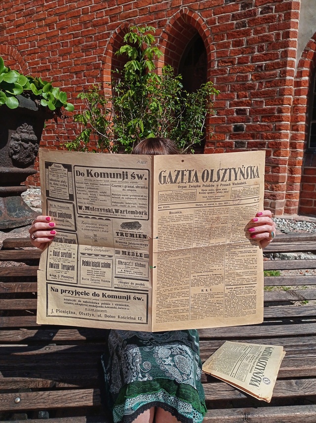 Gazeta Olsztyńska sprzed 100 lat - full image