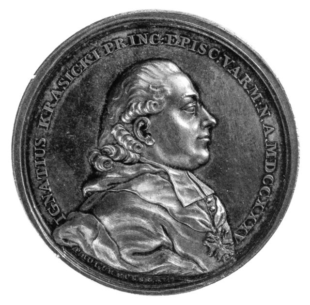 Medal z wizerunkiem Ignacego Krasickiego - full image