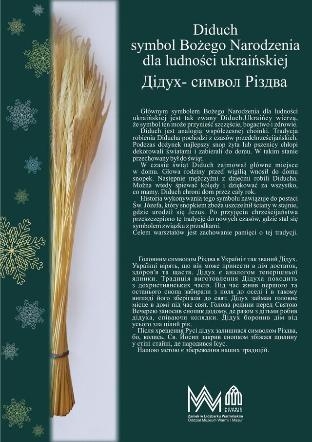 Warsztaty – DIDUCH – symbol świąt Bożego Narodzenia w Ukrainie