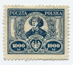 Jubileusz Kopernika na znaczkach pocztowych