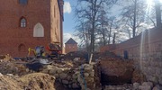 The revitalization of the defensive and retaining walls of the Lidzbark castle is underway