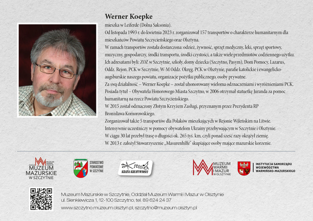 Spotkanie z honorowym obywatelem miasta Szczytno Wernerem Koepke, 21 kwietnia 2023 - full image