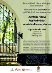 Warsztaty Bałtyjskie: Cmentarze rodowe Prus Wschodnich w świetle aktualnych badań