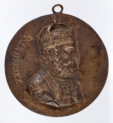 Medalion – Zygmunt I Stary, Wojciech Święcki, Fabryka Karola Mintera
brąz patynowany, odlew, 3 ćw. XIX w, średnica 12 cm.
