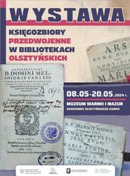 Wystawa plenerowa „Księgozbiory przedwojenne w bibliotekach olsztyńskich”