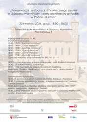 Detailed program of the event